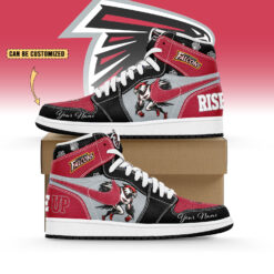 Gleammerch Atlanta Falcons AJ1 High Sneakers Shoes For Men And Women