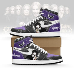 Gleammerch Ozzy Osbourne AJ1 High Sneakers Shoes For Men And Women