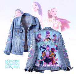 Gleammerch Kpop Demon Hunters Music Denim Jacket Gift For Fans
