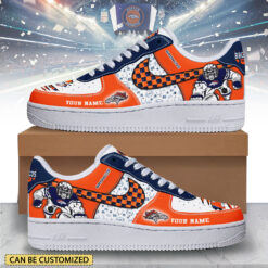 Gleammerch Denver Broncos Air Low-Top Sneakers Shoes For Men And Women