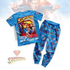 Gleammerch Superman Pajamas Full Set Gifts For Fans