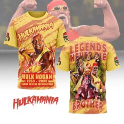Gleammerch Hulk Hogan T-Shirt Gift For Fans