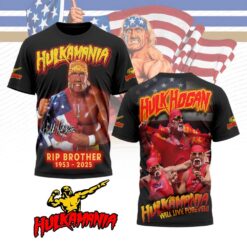 Gleammerch Hulk Hogan T-Shirt Gift For Fans