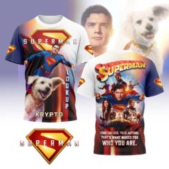 Gleammerch Superman T-Shirt Gift For Fans