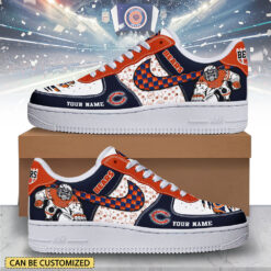 Gleammerch Chicago Bears Air Low-Top Sneakers Shoes For Men And Women