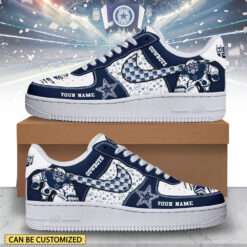 Gleammerch Dallas Cowboys Air Low-Top Sneakers Shoes For Men And Women