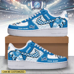 Gleammerch Detroit Lions Air Low-Top Sneakers Shoes For Men And Women
