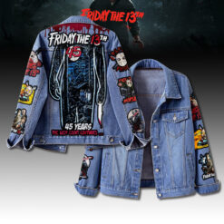 Gleammerch Friday the 13th Denim Jacket Gift For Fans
