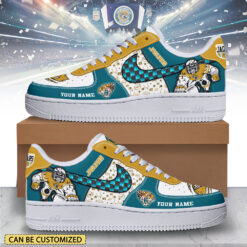 Gleammerch Jacksonville Jaguars Air Low-Top Sneakers Shoes For Men And Women