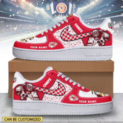 Gleammerch Kansas City Chiefs Air Low-Top Sneakers Shoes For Men And Women