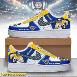 Gleammerch Los Angeles Rams Air Low-Top Sneakers Shoes For Men And Women