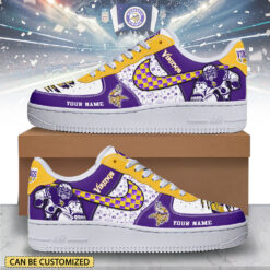 Gleammerch Minnesota Vikings Air Low-Top Sneakers Shoes For Men And Women