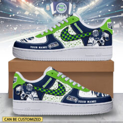 Gleammerch Seattle Seahawks Air Low-Top Sneakers Shoes For Men And Women