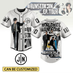 Gleammerch Jin BTS Personalized Baseball Jersey For Fans