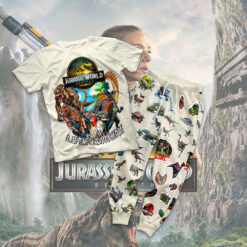 Gleammerch Jurassic World Rebirth Pajamas Full Set Gifts For Fans