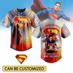Gleammerch Superman Baseball Jersey Gift For Fans