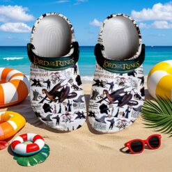 Gleammerch The Lord of the Rings Crocs Crocband Clogs Shoes Comfortable For Men Women and Kids
