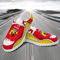 Gleammerch Abarths Personalized Hey Dude Shoes For Men And Women