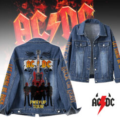 Gleammerch AC/DC Denim Jacket Gift For Fans