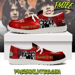 Gleammerch AC/DC Personalized Personalized Hey Dude Shoes For Men And Women