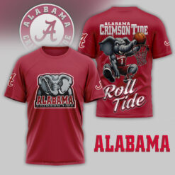 Gleammerch Alabama Crimson Tide T-Shirt Gifts For Fans