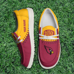 Gleammerch Arizona Cardinals Personalized Hey Dude Shoes For Men And Women
