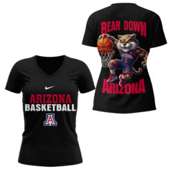 Gleammerch Arizona Wildcats V-neck T-Shirt Gift For Fan