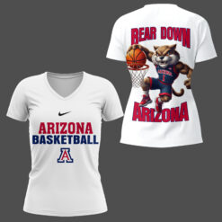 Gleammerch Arizona Wildcats V-neck T-Shirt Gift For Fan