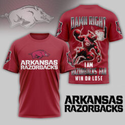 Gleammerch Arkansas Razorbacks T-Shirt Gifts For Fans