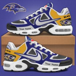 Gleammerch Baltimore Ravens TN Shoes Sneakers For Men And Women
