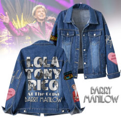 Gleammerch Barry Manilow Denim Jacket Gift For Fans