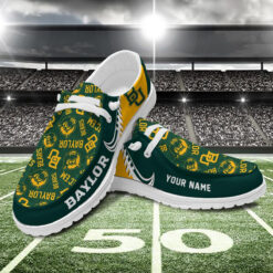 Gleammerch Baylor Bears Personalized Hey Dude Shoes For Men And Women