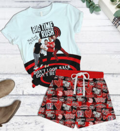 Gleammerch Big Time Rush Short Pajamas Set
