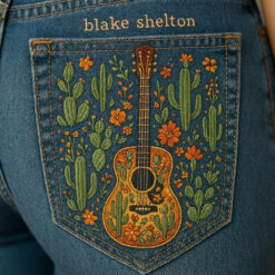 Gleammerch Blake Shelton Denim Jeans Women