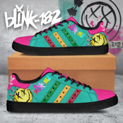 Gleammerch Blink-182 Skate Stan Shoes Sneakes For Men And Women