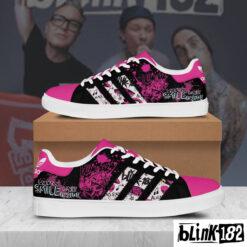 Gleammerch Blink-182 Skate Stan Shoes Sneakes For Men And Women