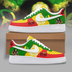 Gleammerch Bob Marley Air Low-Top Sneakers Shoes For Men And Women