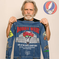 Gleammerch Bob Weir Denim Jacket Gift For Fans