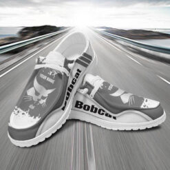 Gleammerch Bobcats Personalized Hey Dude Shoes For Men And Women
