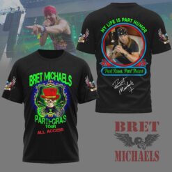 Gleammerch Bret Michaels T-Shirt Gifts For Fans