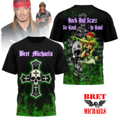 Gleammerch Bret Michaels T-Shirt Gifts For Fans