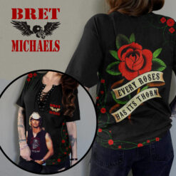 Gleammerch Bret Michaels T-Shirt Gifts For Fans