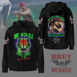 Gleammerch Bret Michaels Zip Hoodie Gift For Fan