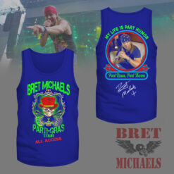 Gleammerch Bret Michaels Tank Top For Fans