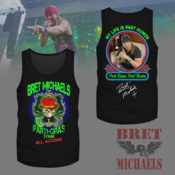 Gleammerch Bret Michaels Tank Top For Fans