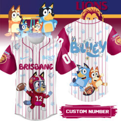 Gleammerch Brisbane Lions Baseball Jersey Gift For Fans
