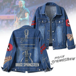 Gleammerch BRUCE SPRINGSTEEN Denim Jacket Gift For Fans