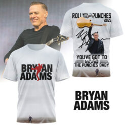 Gleammerch Bryan Adams T-Shirt Gifts For Fans