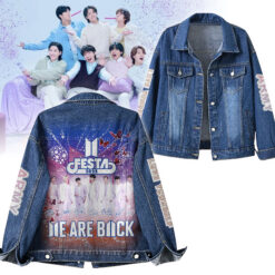 Gleammerch BTS Denim Jacket Gift For Fans