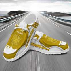 Gleammerch Bumblebees Personalized Hey Dude Shoes For Men And Women